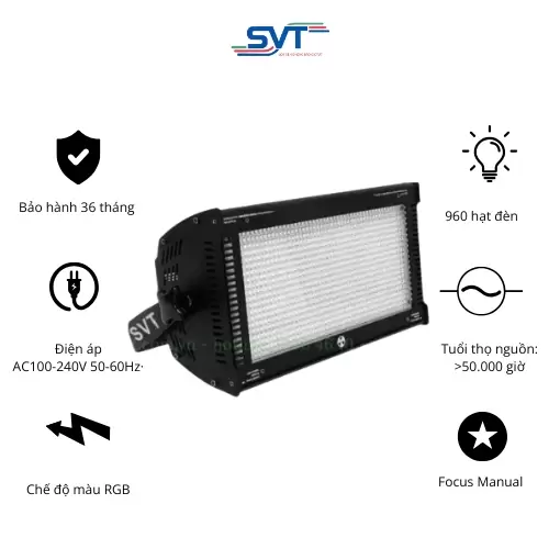 Chớp LED RGB Strobe Light SVT