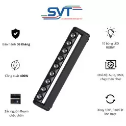 Đèn moving led mành katana 10x40