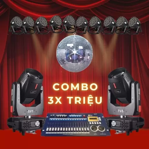 Combo ánh sáng trung học 3x triệu
