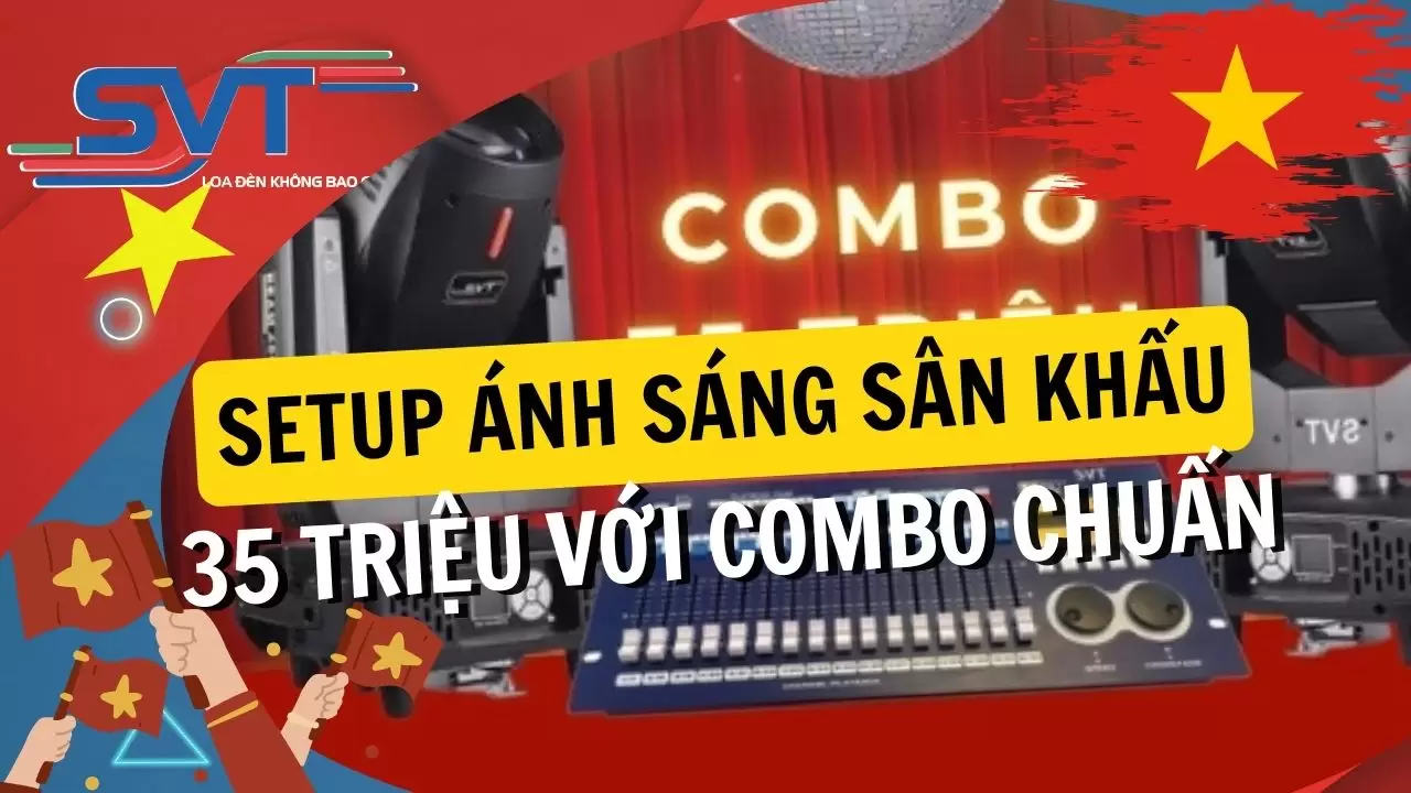 Setup ánh sáng sân khấu 35 triệu với combo chuẩn