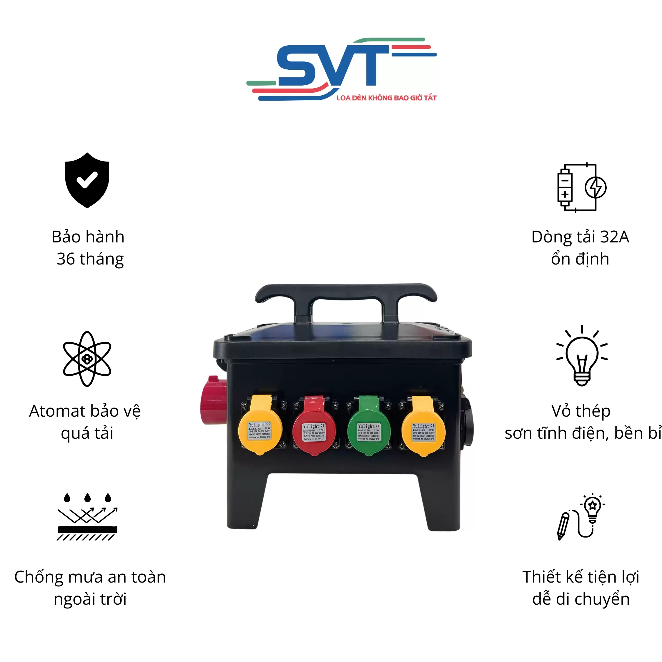 Tủ Điện 32A Chống Mưa SVT