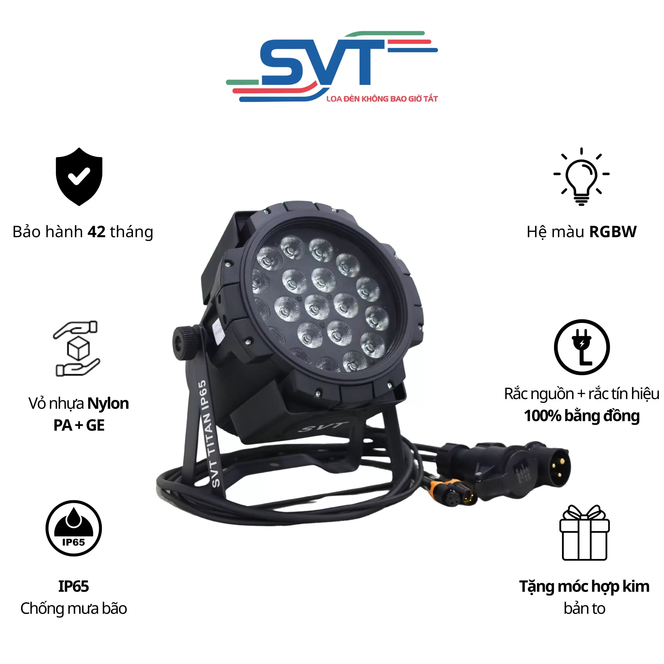 LED Chống Mưa 20x12W Zắc Sino